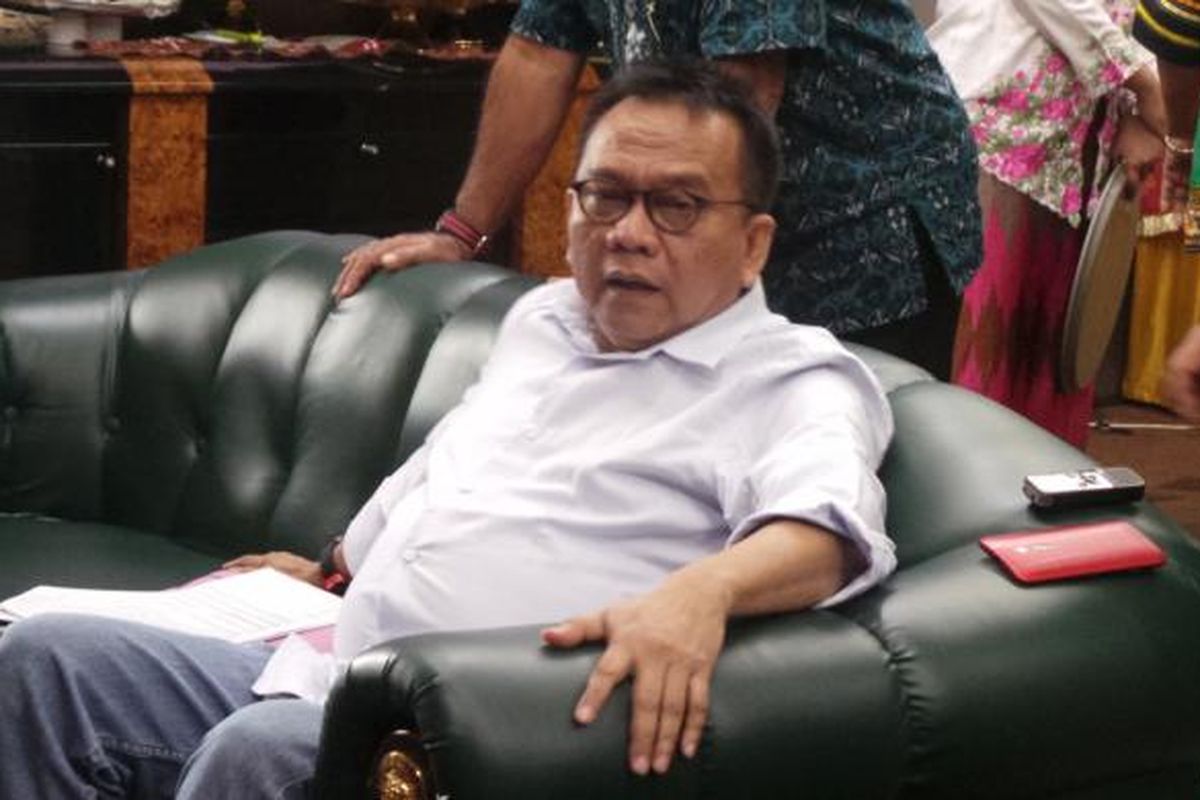 Wakil Ketua DPRD DKI Jakarta sekaligus Ketua DPD Gerindra DKI Jakarta Mohamad Taufik, saat ditemui di Gedung DPRD DKI Jakarta, Jumat (21/10/2016).