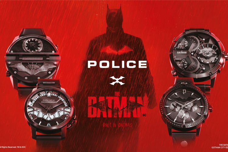 Police Bikin Koleksi Jam Tangan Edisi Terbatas The Batman Halaman all -  