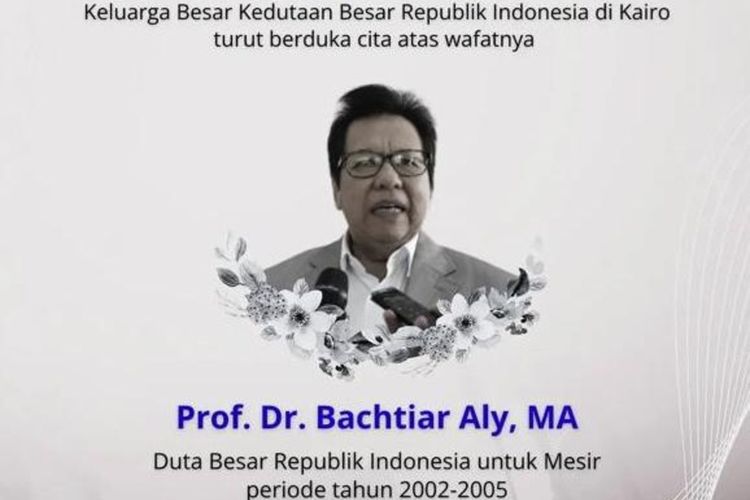 Mantan Dubes RI untuk Mesir Bachtiar Aly Meninggal Dunia