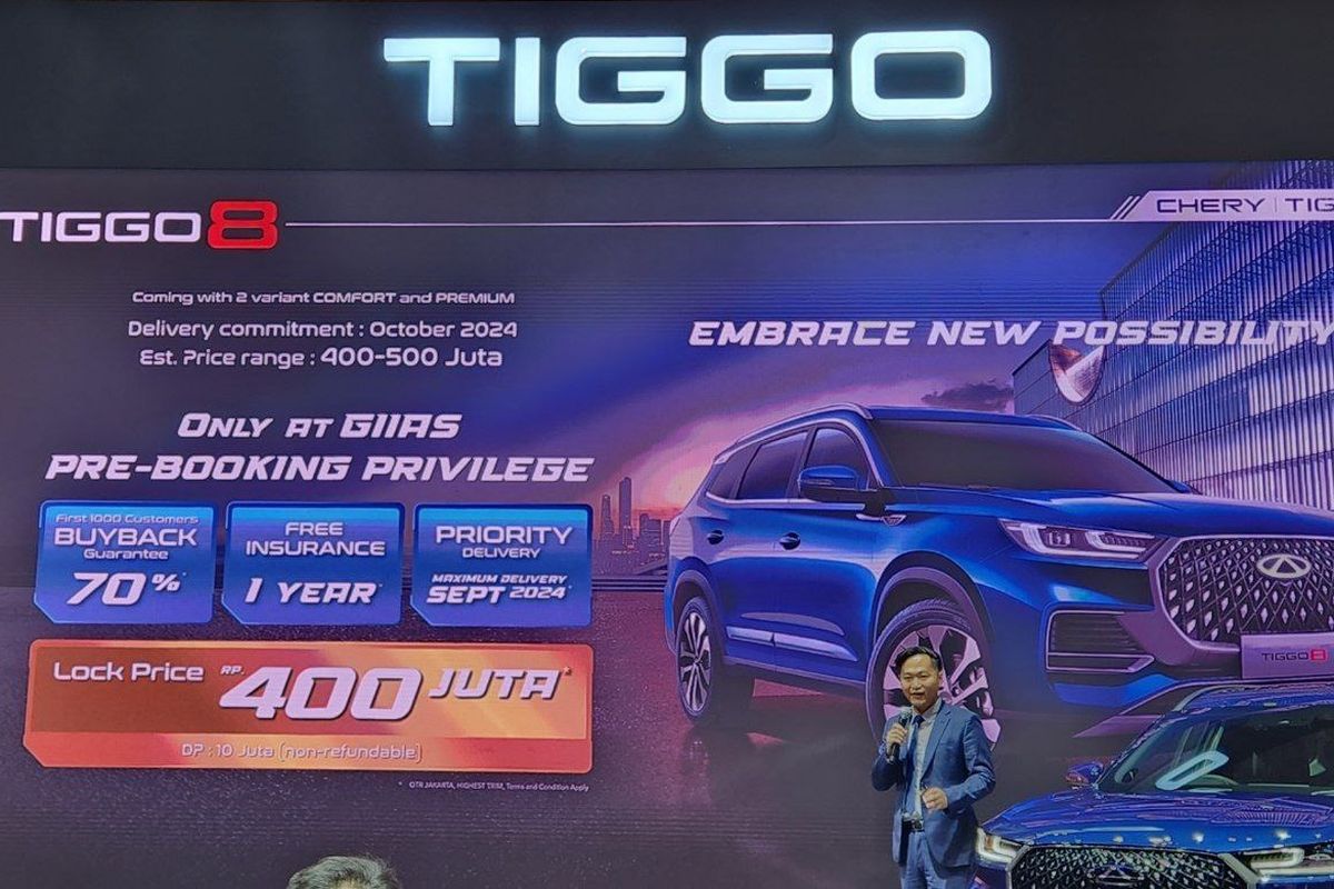 Chery Tiggo 8 di GIIAS 2024