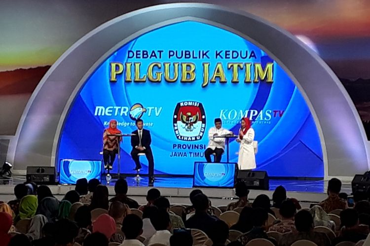 Debat publik kedua Pilkada Jatim