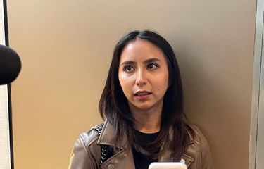 Clairine Clay saat ditemui di XXI Epicentrum, kawasan Kuningan, Jakarta Selatan, Senin (5/6/2023). 