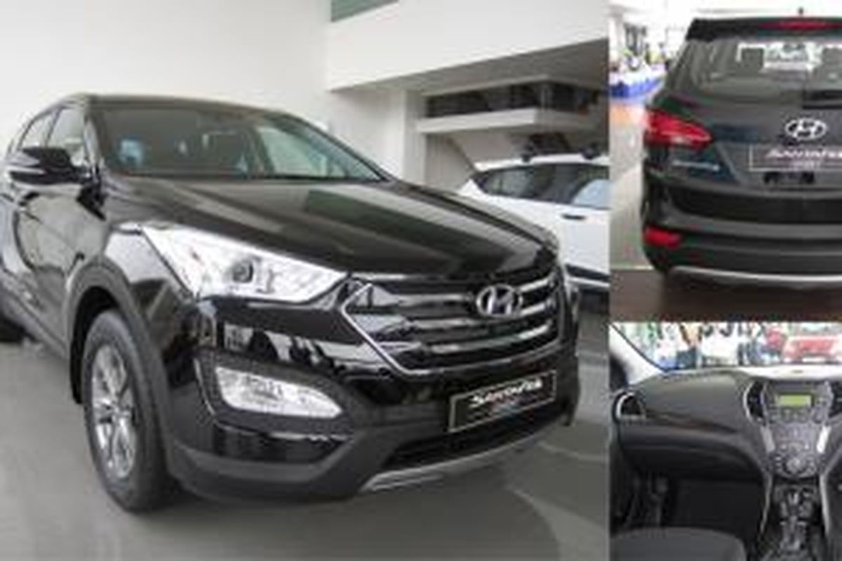 Hyundai Santa Fe 2.4L Sport  yang juga ikut diluncurkan bersama dengan Hyundai i10 X Crossover