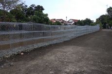 Progres Perbaikan Jalan Retak di Berlan, Beronjong Sudah Dipasang