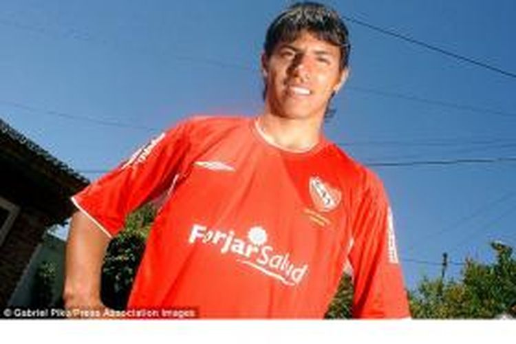 Sergio Aguero ketika masih bersama klub Independiente.
