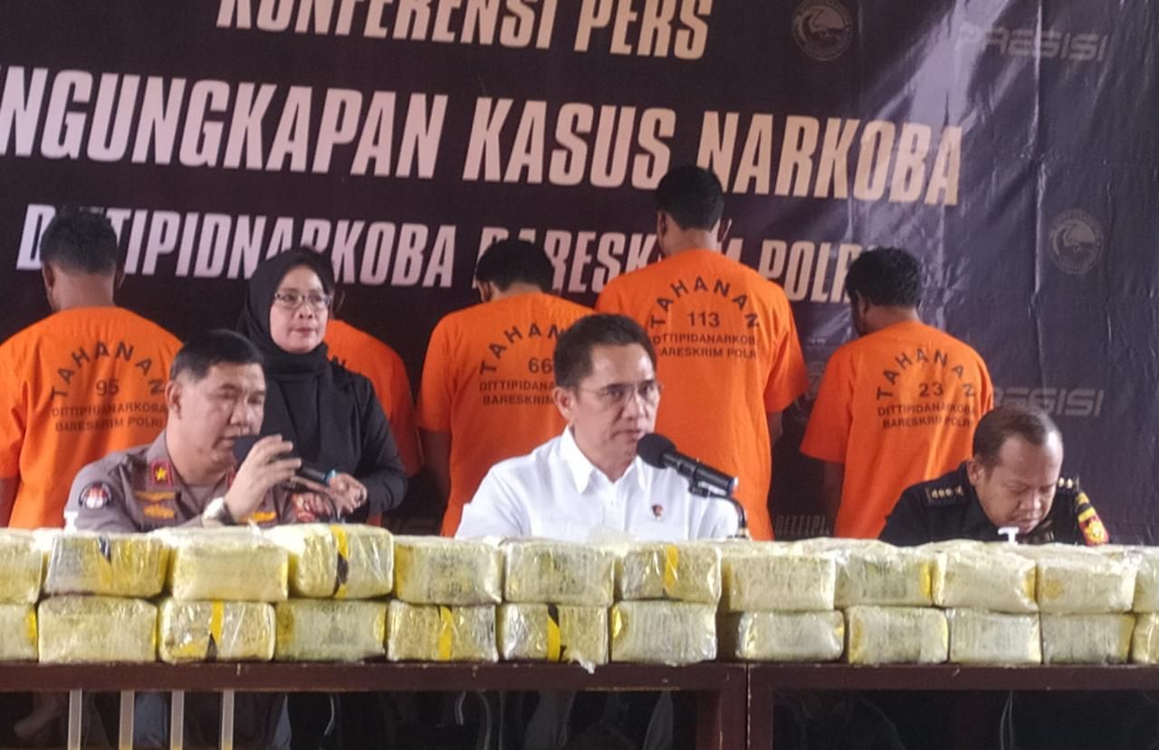 6 Tersangka Peredaran Narkoba Jaringan Malaysia-Aceh Ditangkap, 149 Kg Sabu Disita