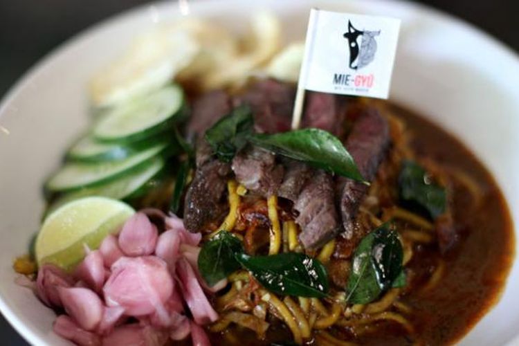 Mie-gyu original (kuah).