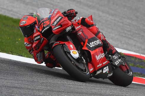 Bagnaia Santai Ada Larangan Menggunakan Perangkat Suspensi Depan