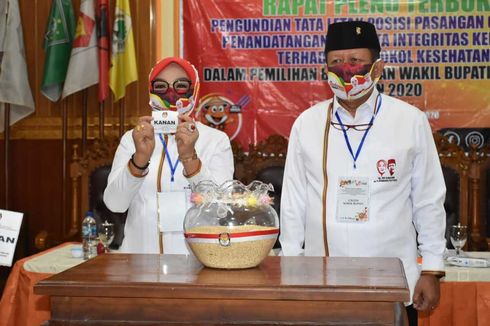 Lawan Kotak Kosong, Calon Tunggal Pilkada Grobogan Peroleh Posisi Kanan