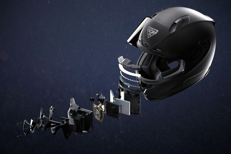 Helm Forcite MK1S yang terintegrasi dengan kamera