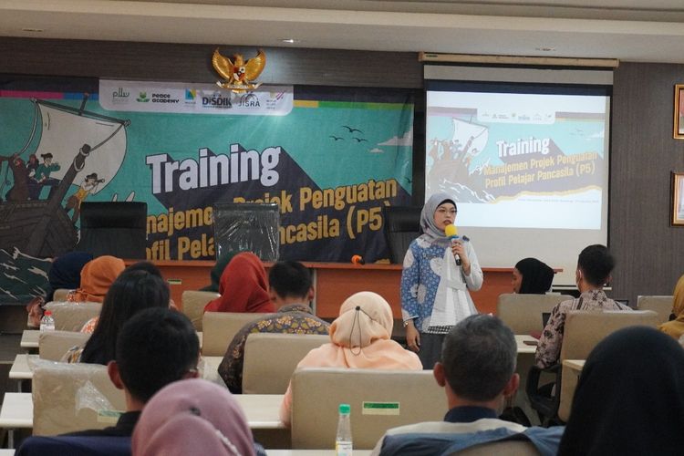 PeaceGen Indonesia, Disdik Jabar, Jabar Masagi, dan Mensen met een missie (MM) menggelat Pelatihan Manajemen P5 yang merupakan bagian dari Program Guru Abad 21.