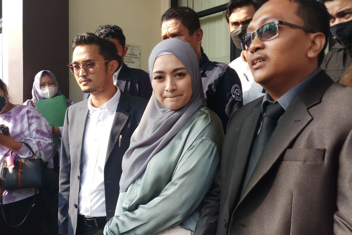 Nathalie Holscher saat ditemui di Pengadilan Agama (PA) Cikarang, Bekasi, Jawa Barat, Rabu (20/7/2022). 
