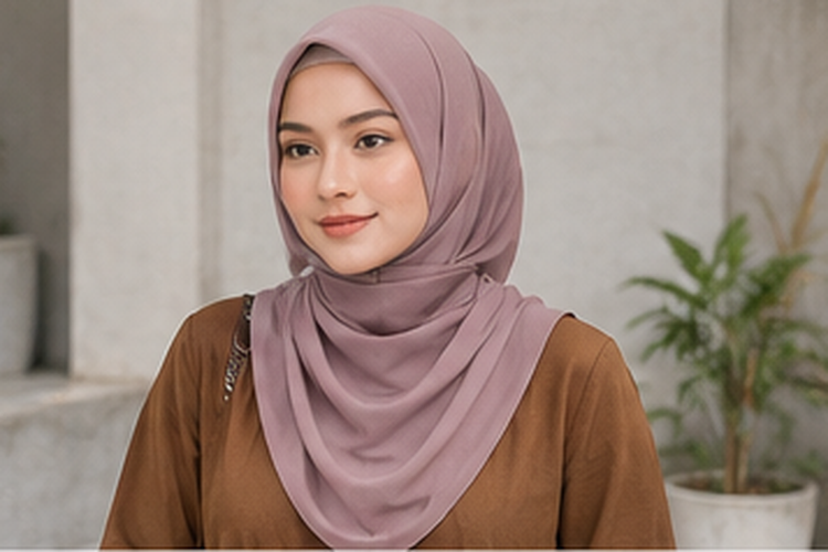 Inspirasi warna jilbab untuk baju coklat, mulai dari hitam, beige, dusty pink, hingga navy agar tampilan makin stylish dan elegan.