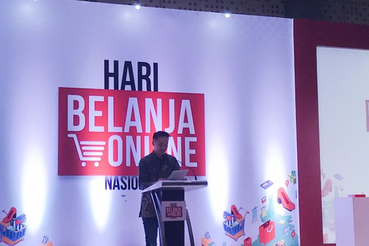 Grand Launching Hari Belanja Online Nasional (Harbolnas) tahun 2018 di Jakarta Pusat, Rabu (5/12/2018)