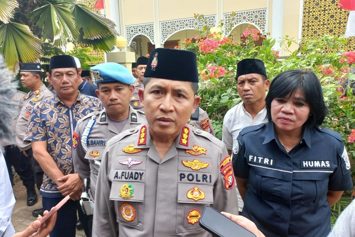 Kapolres Metro Depok Kombes Ahmad Fuady saat ditemui di Masjid An-Nur, Cinangka, Sawangan, Depok pada Jumat (10/2/2023).