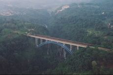 Jembatan KA Cisomang, Jembatan Kereta Api Tertinggi di Indonesia yang Punya Tiga Generasi