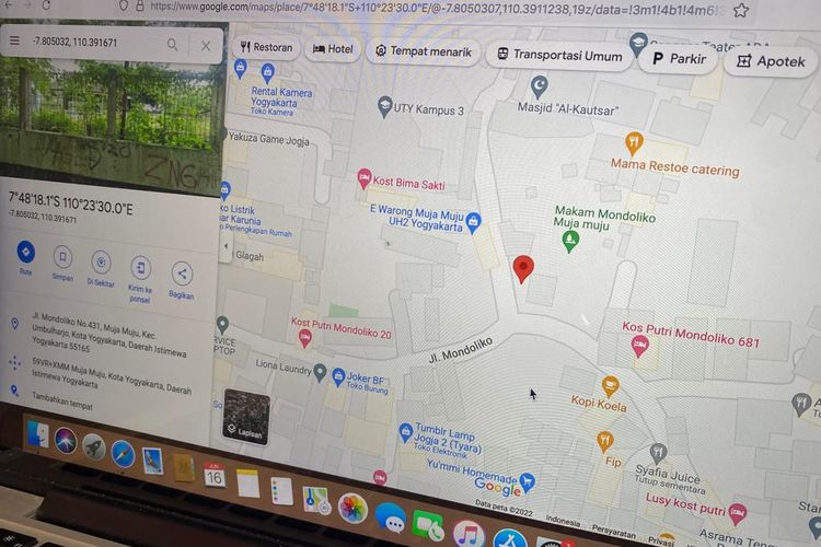 Cara menemukan titik koordinat di Google Maps buat isi data PPDB Online