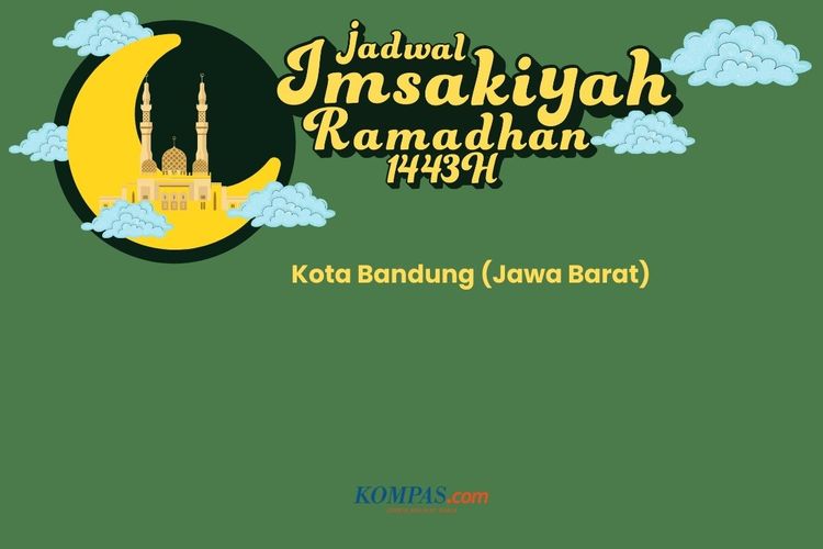 Jadwal imsak dan buka puasa Kota Bandung