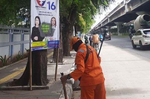 Masa Tenang, Bawaslu Jakarta Utara Segera Sterilkan Jalan dari APK