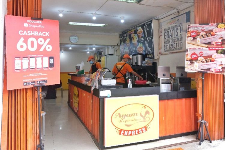 Salah satu gerai Ayam Keprabon Express. 