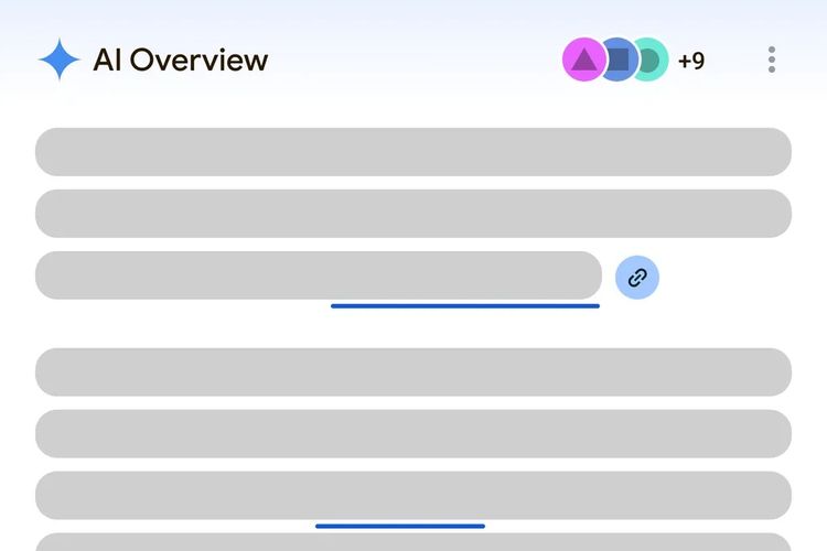 Ketuk ikon situs (di kanan atas) untuk melihat tampilan tautan baru di ponsel. Google juga sedang menguji penambahan tautan/link secara langsung di dalam teks Ikhtisar AI.