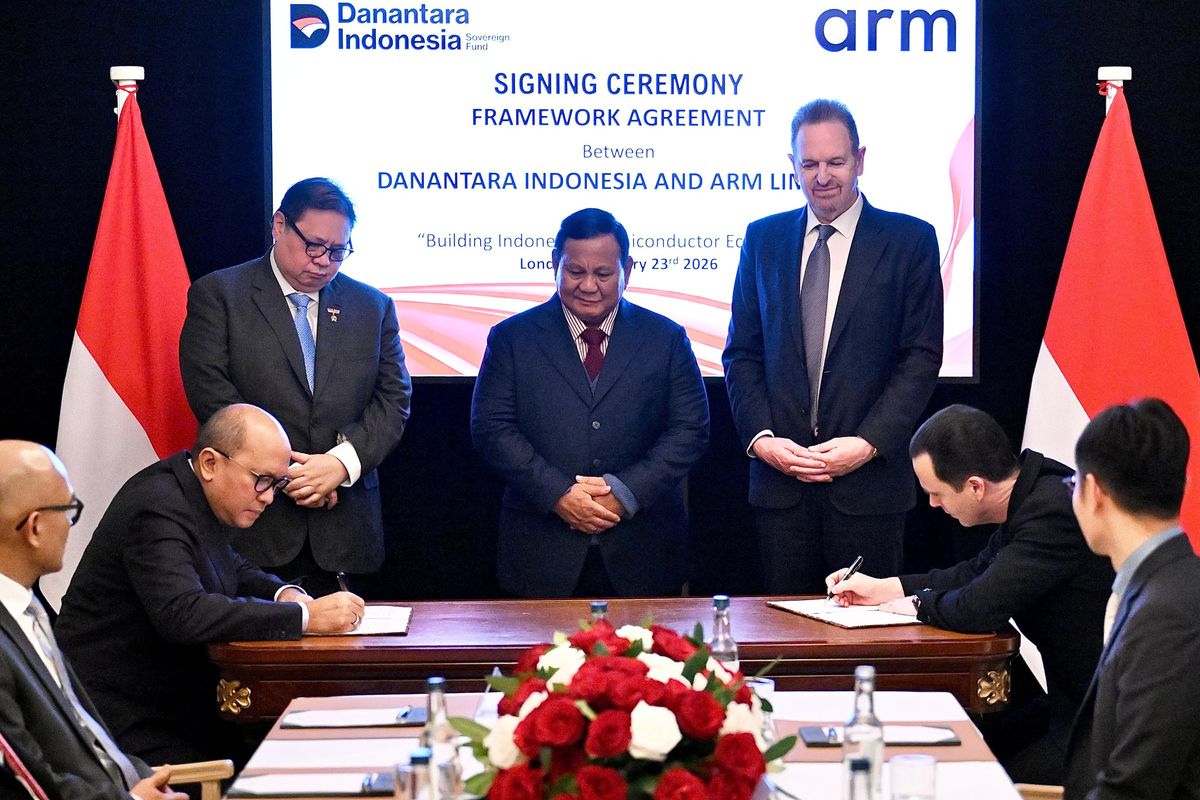 Prabowo Saksikan Danantara Gandeng Arm Bangun Industri Chip
