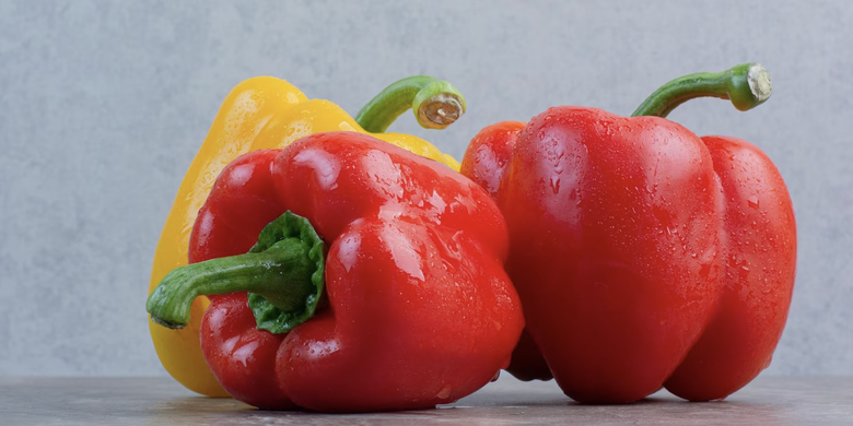 ilustrasi paprika, sayuran yang baik untuk kesehatan kulit.