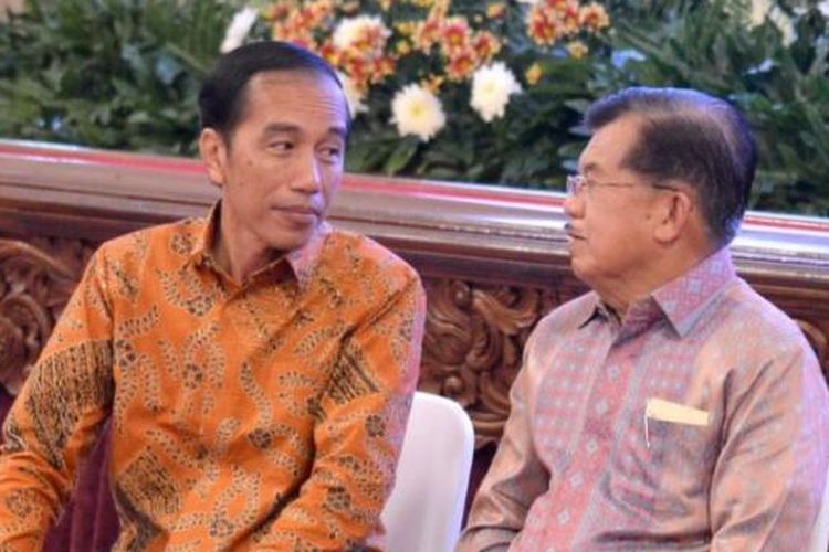 Presiden Joko Widodo dan Wakil Presiden Jusuf Kalla