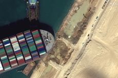 Terusan Suez Macet, Kini Berisiko Ambles Menelan Kapal Ever Given