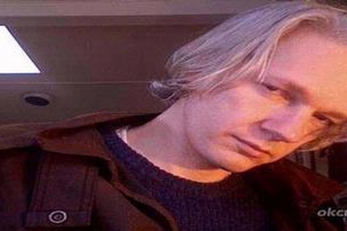 A picture posted on Julian Assanges OkCupid profile.