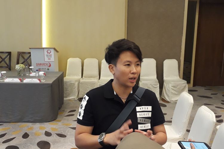 Liliyana Natsir saat diwawancarai usai konferensi pers Daihatsu Indonesia Masters 2020 di Hotel Pullman, Kamis (21/11/2019). 