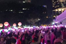 Lautan Cahaya “Pink Dot” Sinari Taman Hong Lim di Singapura
