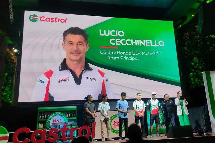 Castrol Indonesia turut meluncurkan livery spesial yang akan digunakan LCR Honda pada MotoGP Indonesia 2024