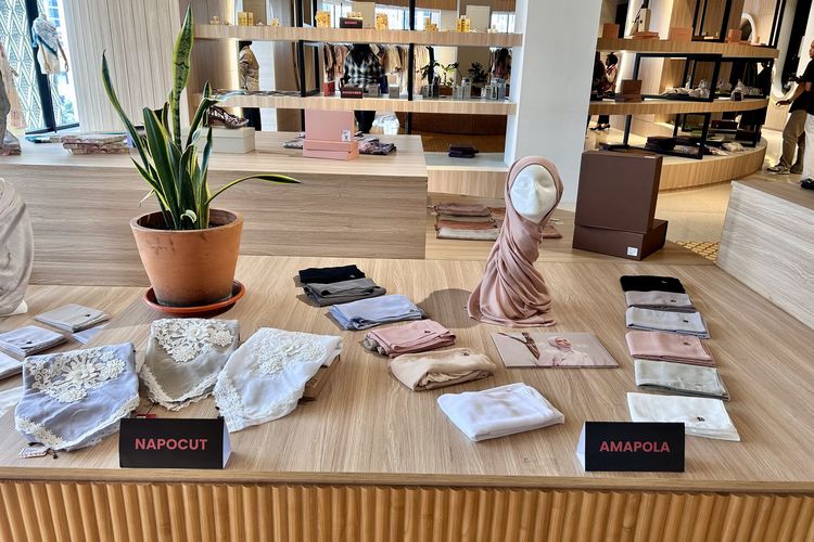 Penampilan toko Modest Luxe di Sarinah Thamrin, Jakarta Pusat, Selasa (24/2/2026).