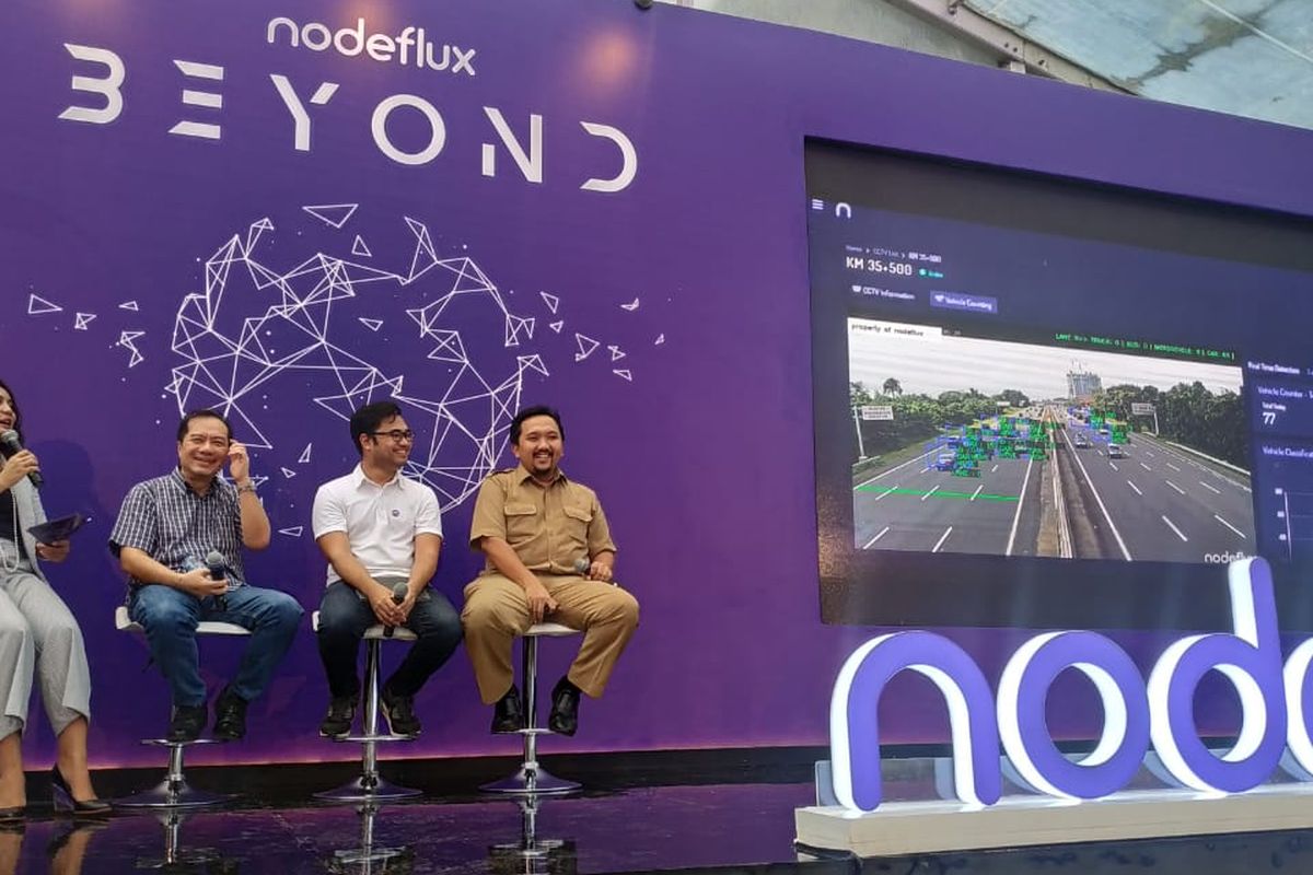 Nodeflux, Perusahaan Vision AI di Indonesia menggelar acara Nodeflux BEYOND dengan tema ?AI Fostering Greater Good and Beyond? di Kemang Timur, Jakarta (30/4/2019). 