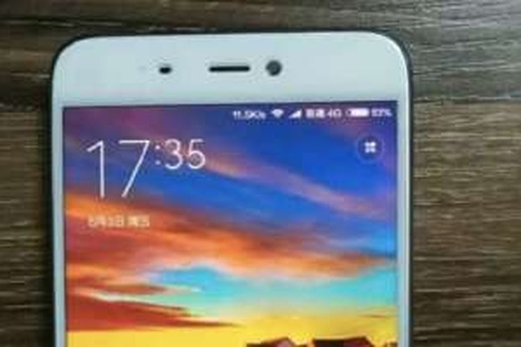 Bocoran tampak depan Xiaomi Mi 5s