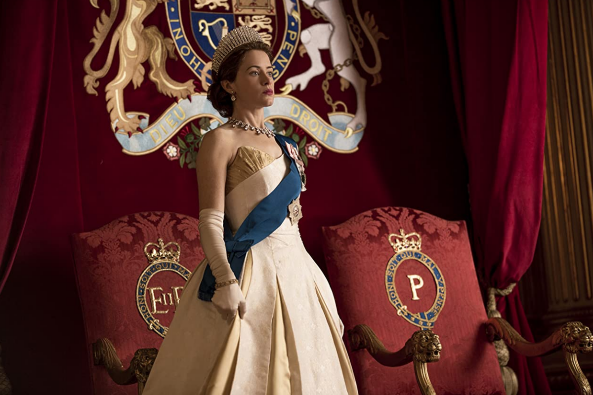 Serial The Crown yang dapat disaksikan di Netflix.