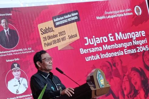 Kunjungi Ambon, Mahfud MD Optimistis Anak Muda Pimpin Indonesia Emas 2045