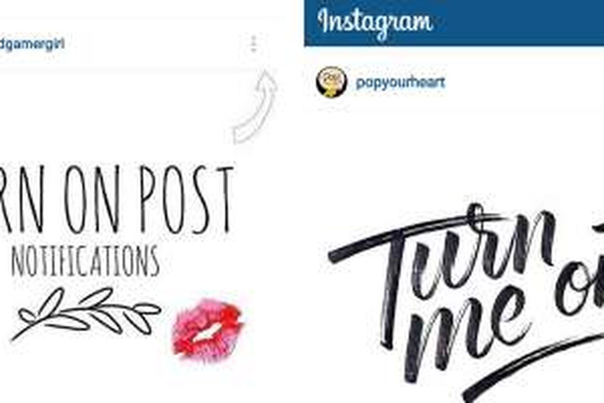 Fitur Post Notification di Instagram yang ramai-ramai diminta diaktifkan bisa diakses dari menu Setting di pojok kanan atas.