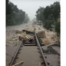Viral, Twit Rel Kereta Api di Prupuk-Slawi Tergenang Banjir dan Hanyut