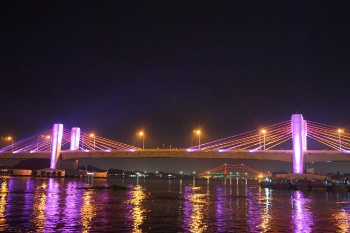 Jembatan Musi IV di Kota Palembang.