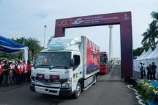 Dukung G20, Truk Listrik Mitsubishi Ikut Touring ke Bali