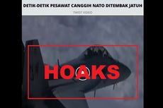 [HOAKS] Video Pesawat Tempur NATO Ditembak Jatuh Rudal Rusia