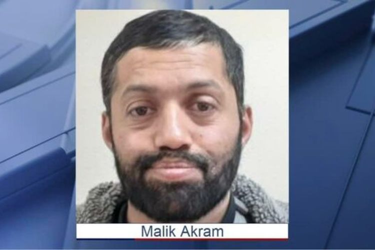 Potret Malik Faisal Akram, pria asal Blackburn, Inggris, yang menyandera beberapa orang di dalam sebuah sinagoge di Colleyville, Texas, Amerika Serikat (AS). Akram berhasil dilumpuhkan pihak berwenang pada Minggu (16/1/2022) malam waktu setempat.