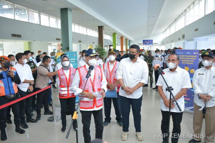 Menhub Budi Karya Sumadi di Medan