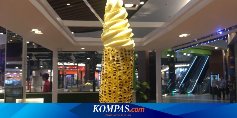 Unik Dan Wajib Coba Ada Es Krim Pakai Cone Jagung Bakar Di Jakarta