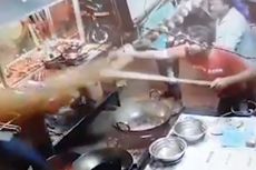 Komplain Rasa Masakan, Pelanggan Warung di India Disiram Minyak Panas