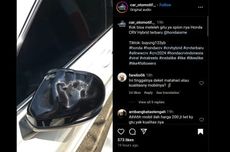 Video Viral, Spion Honda CR-V Meleleh Kena Matahari