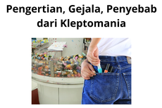 Pengertian, Gejala, Penyebab dari Kleptomania