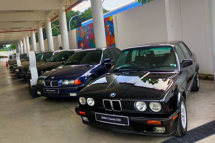 Deretan mobil klasik BMW